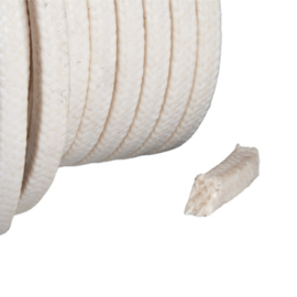 Vetkoord / gevlochten pakking / Stopbuspakking, 12 x 12 mm, roll 11,9 meter, ICP 931, food grade